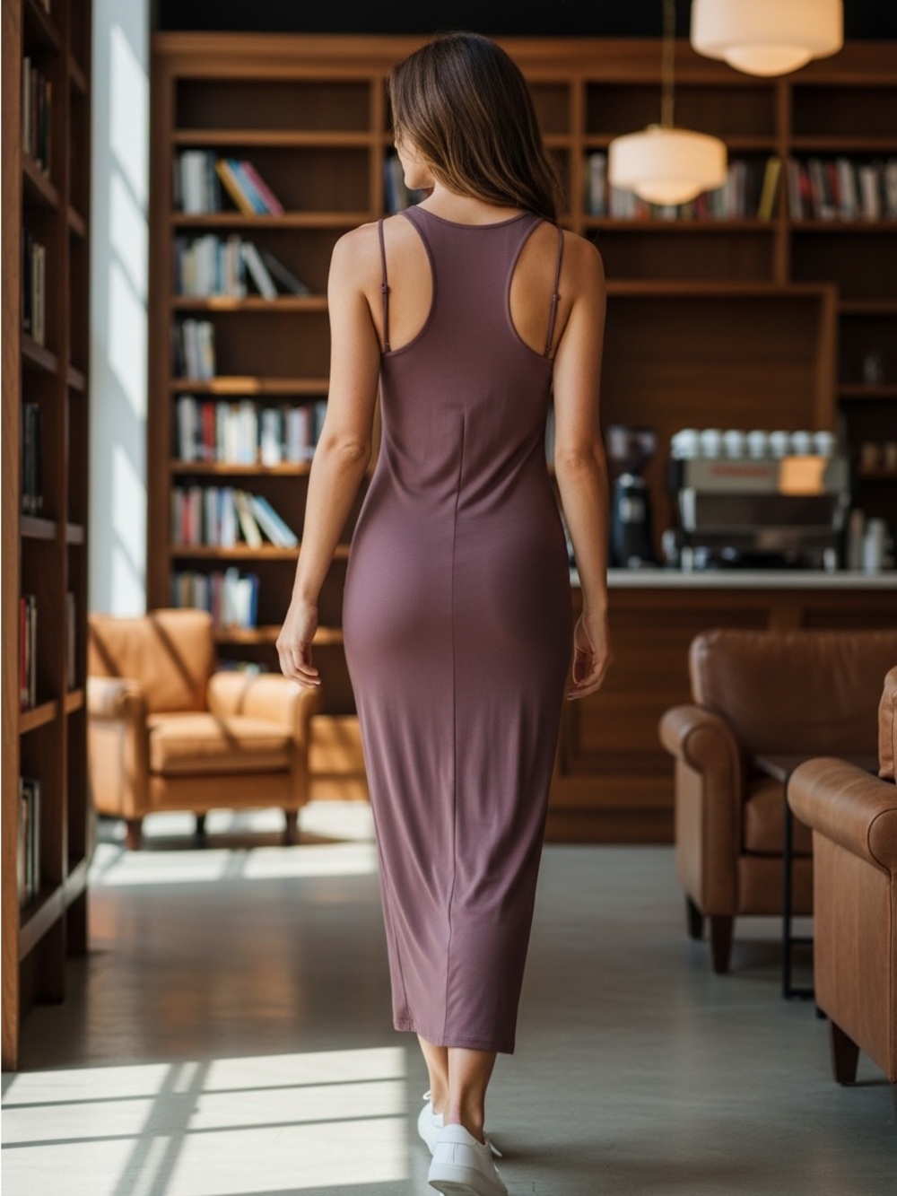Old Navy Maxi Ribbed Sleeveless Dress